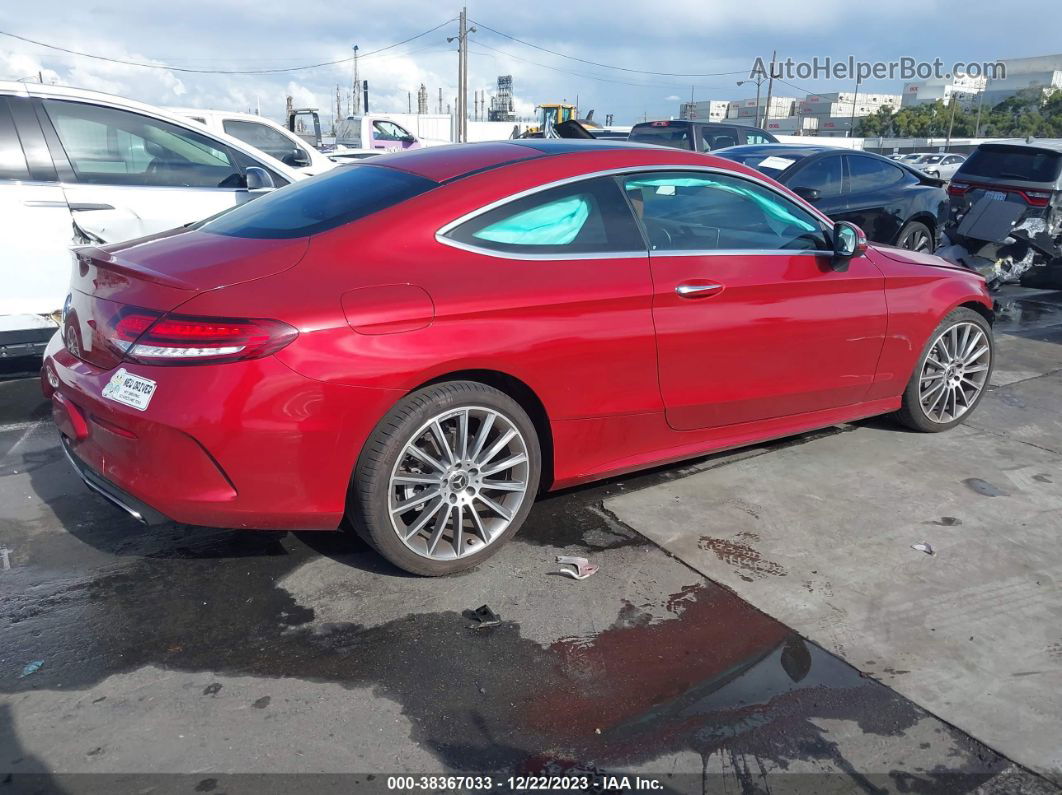 2019 Mercedes-benz C 300   Burgundy vin: WDDWJ8DB8KF832337