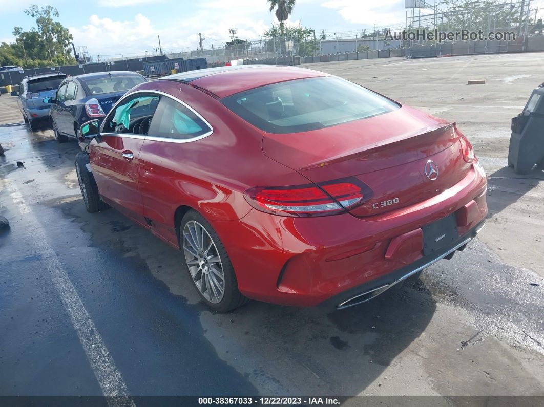 2019 Mercedes-benz C 300   Burgundy vin: WDDWJ8DB8KF832337