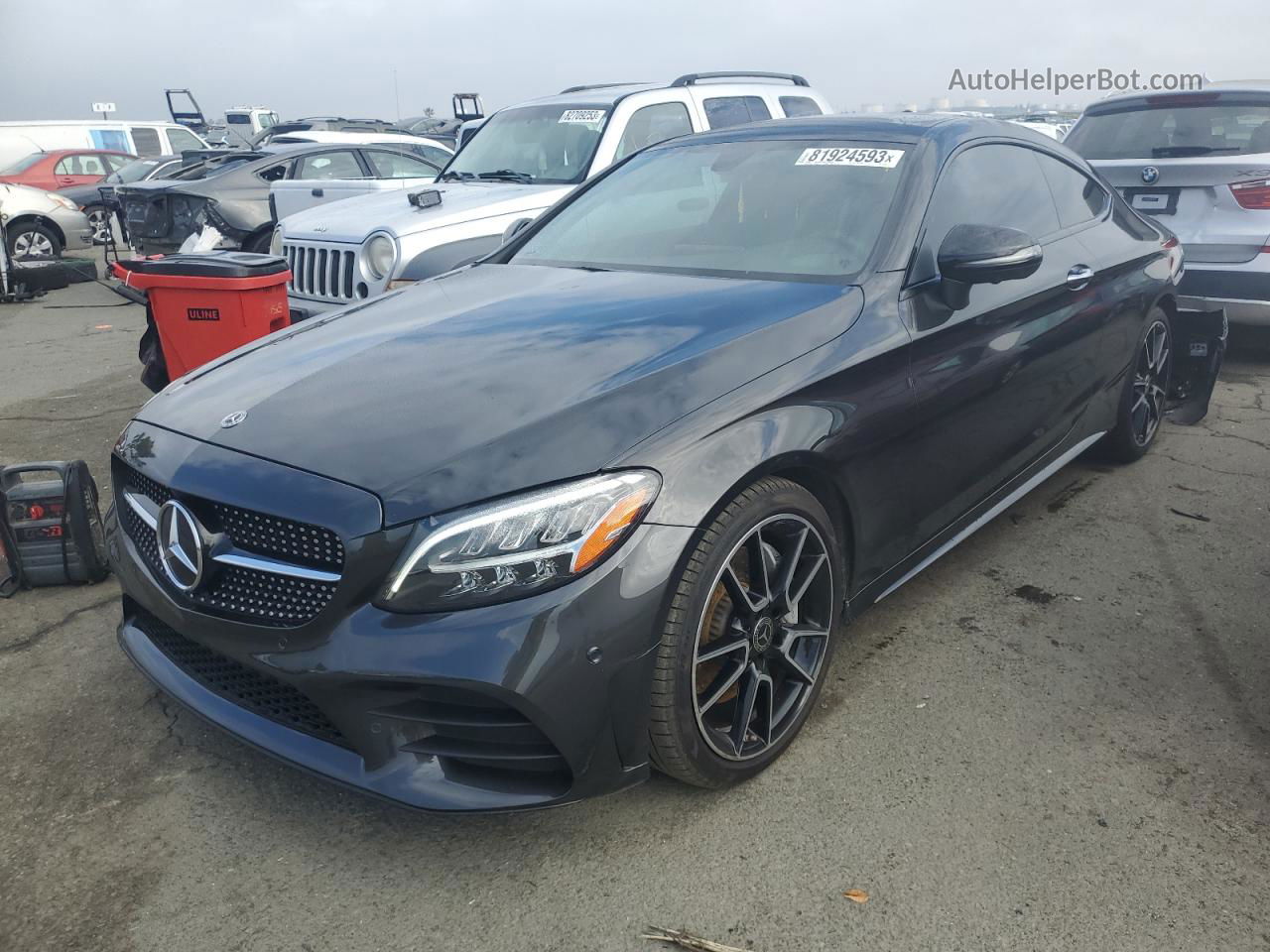 2019 Mercedes-benz C 300 Black vin: WDDWJ8DB8KF833794