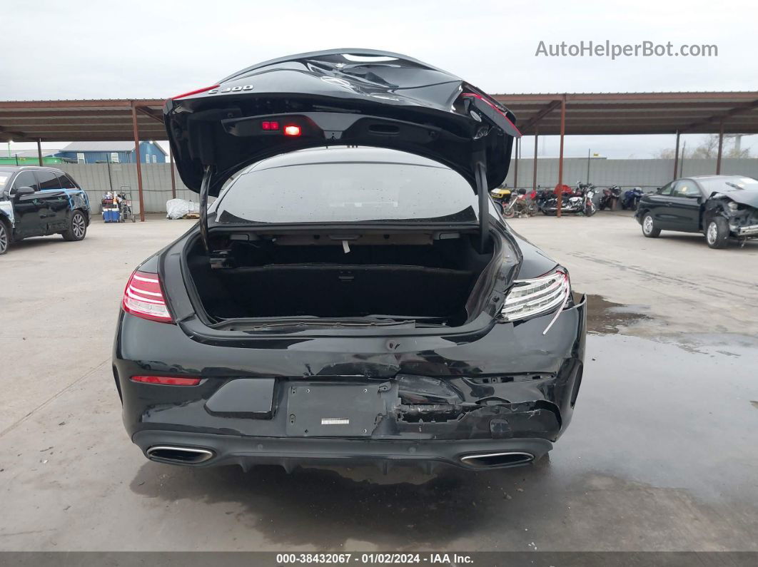 2019 Mercedes-benz C 300   Black vin: WDDWJ8DB9KF859417