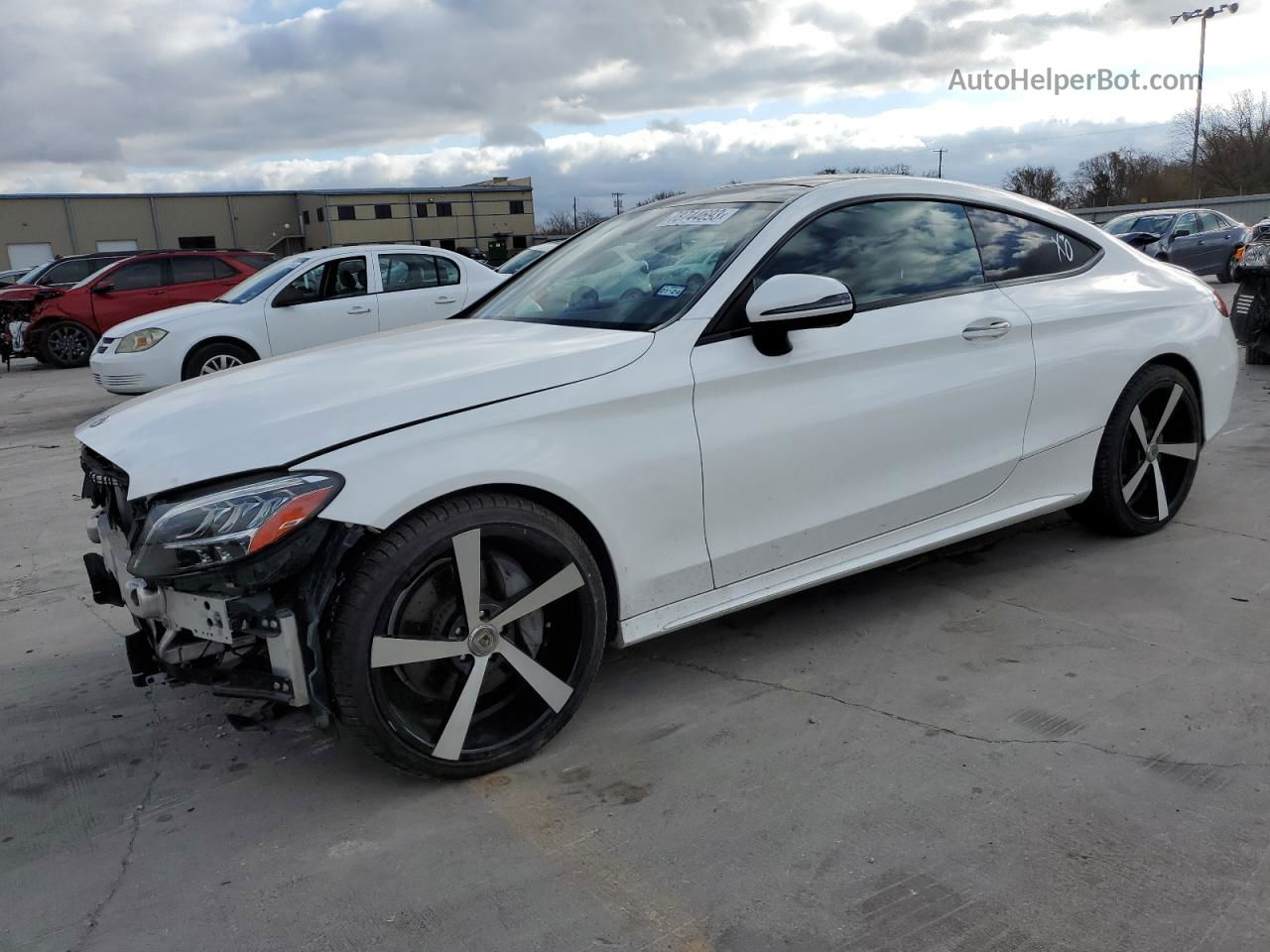 2019 Mercedes-benz C 300 White vin: WDDWJ8DBXKF840701