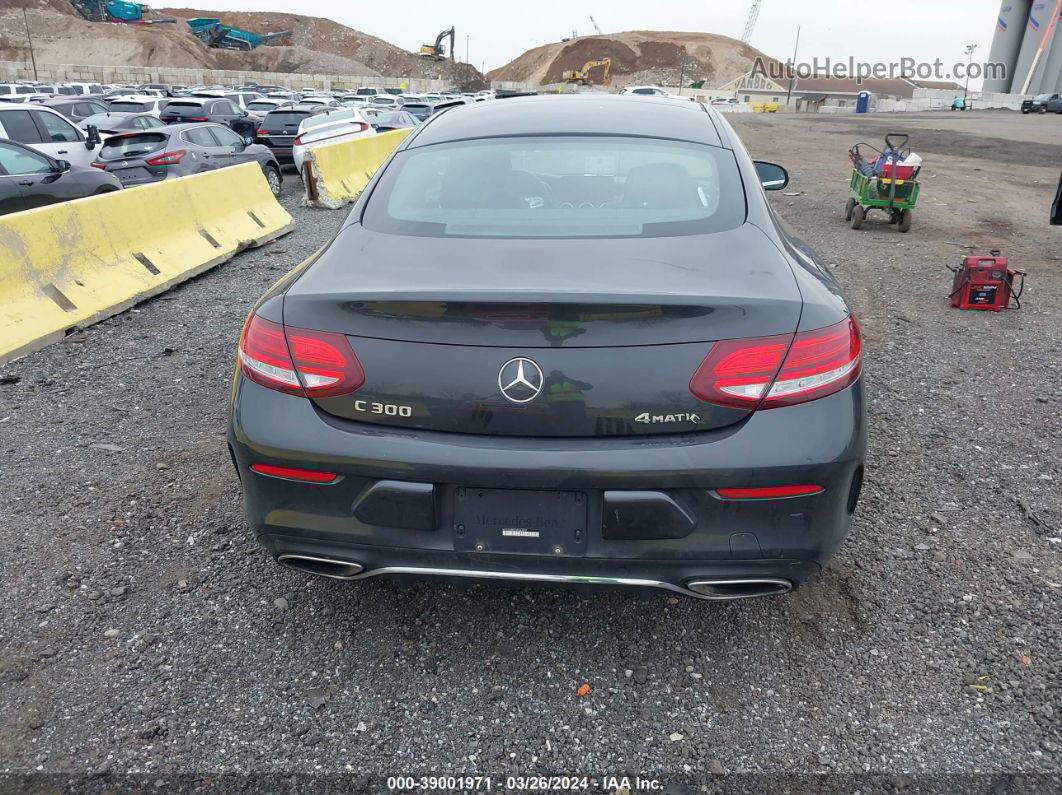 2019 Mercedes-benz C 300 4matic Серый vin: WDDWJ8EB1KF843310