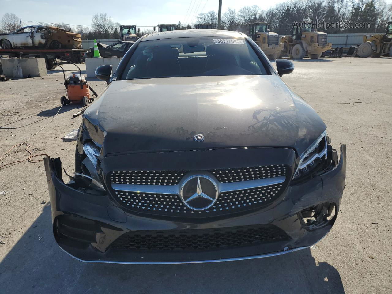 2019 Mercedes-benz C 300 4matic Черный vin: WDDWJ8EB2KF816519