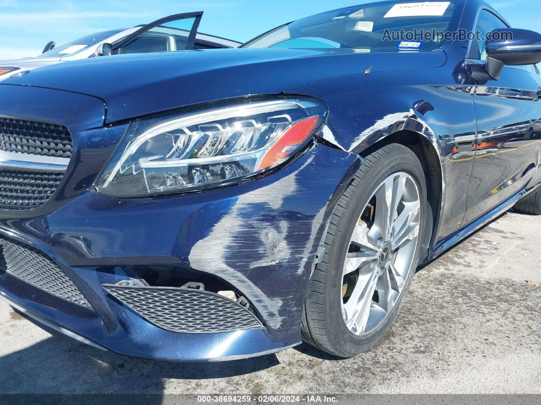 2019 Mercedes-benz C 300 4matic Dark Blue vin: WDDWJ8EB3KF800801