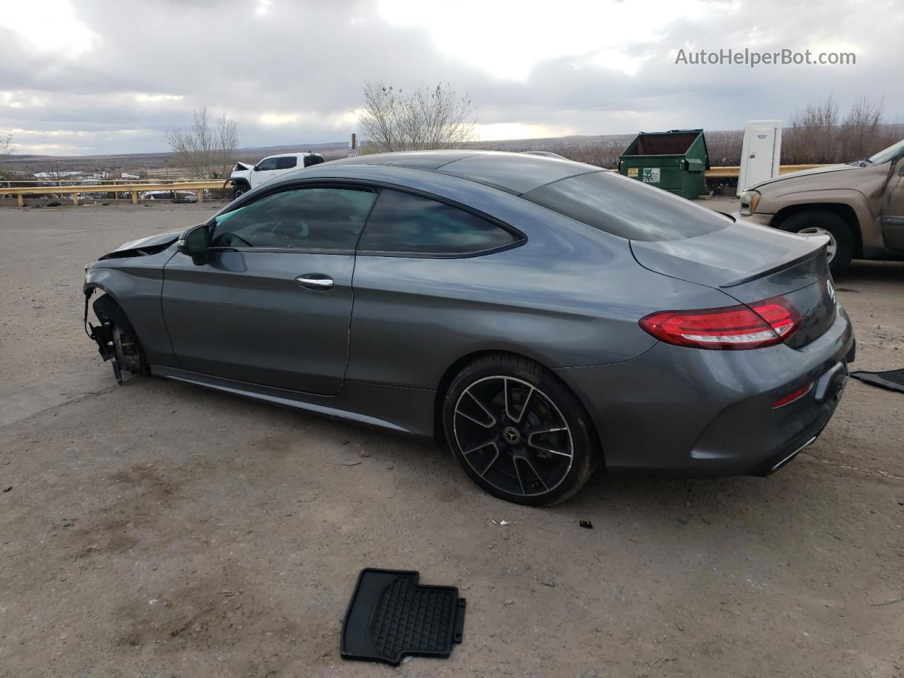 2019 Mercedes-benz C 300 4matic Charcoal vin: WDDWJ8EB5KF834190