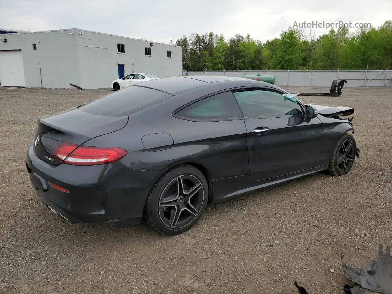 2019 Mercedes-benz C 300 4matic Серый vin: WDDWJ8EB7KF929639