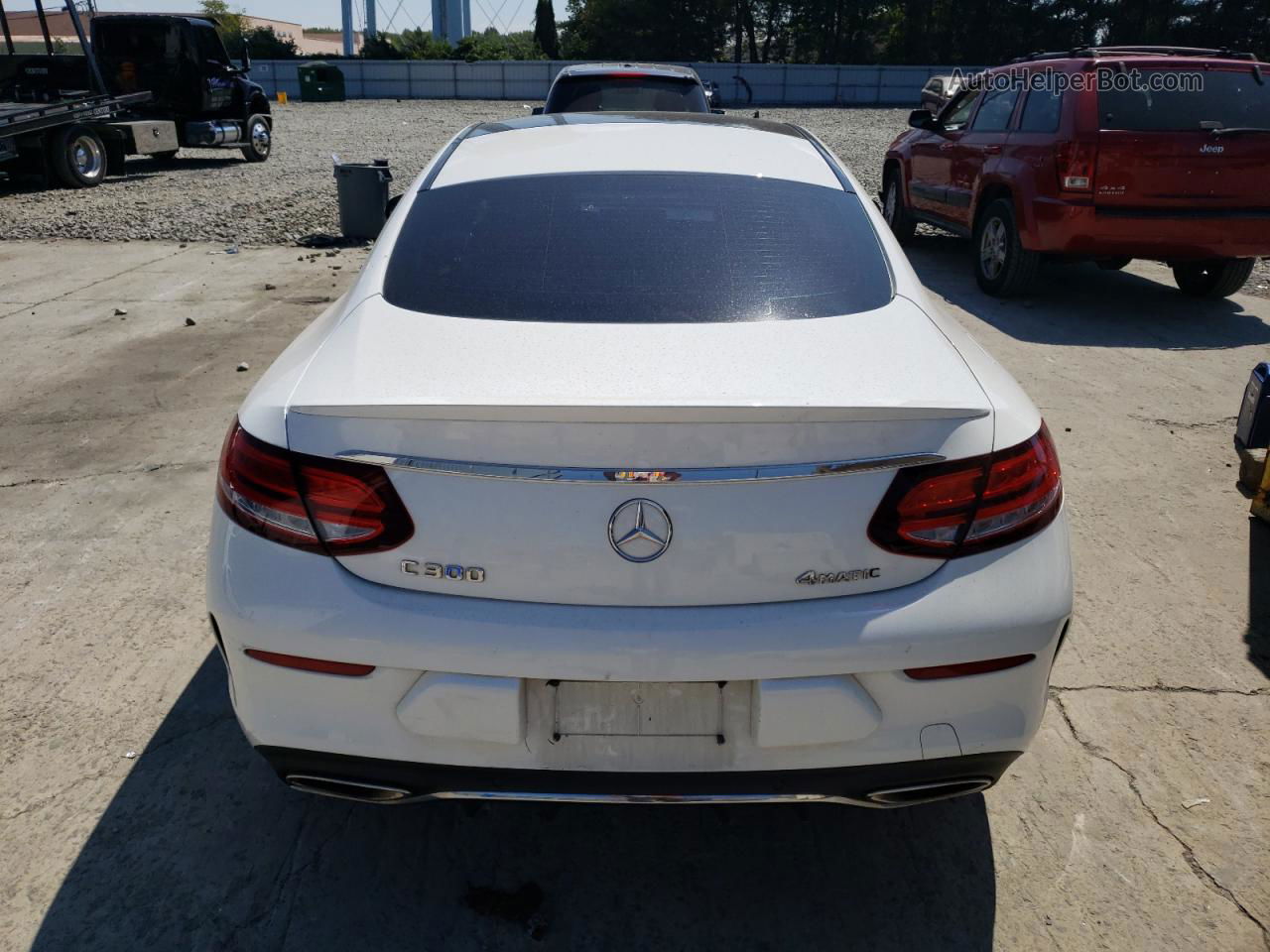 2019 Mercedes-benz C 300 4matic White vin: WDDWJ8EB8KF860993