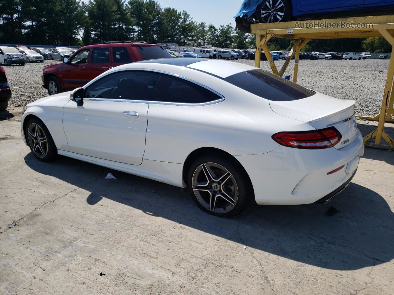 2019 Mercedes-benz C 300 4matic White vin: WDDWJ8EB8KF860993