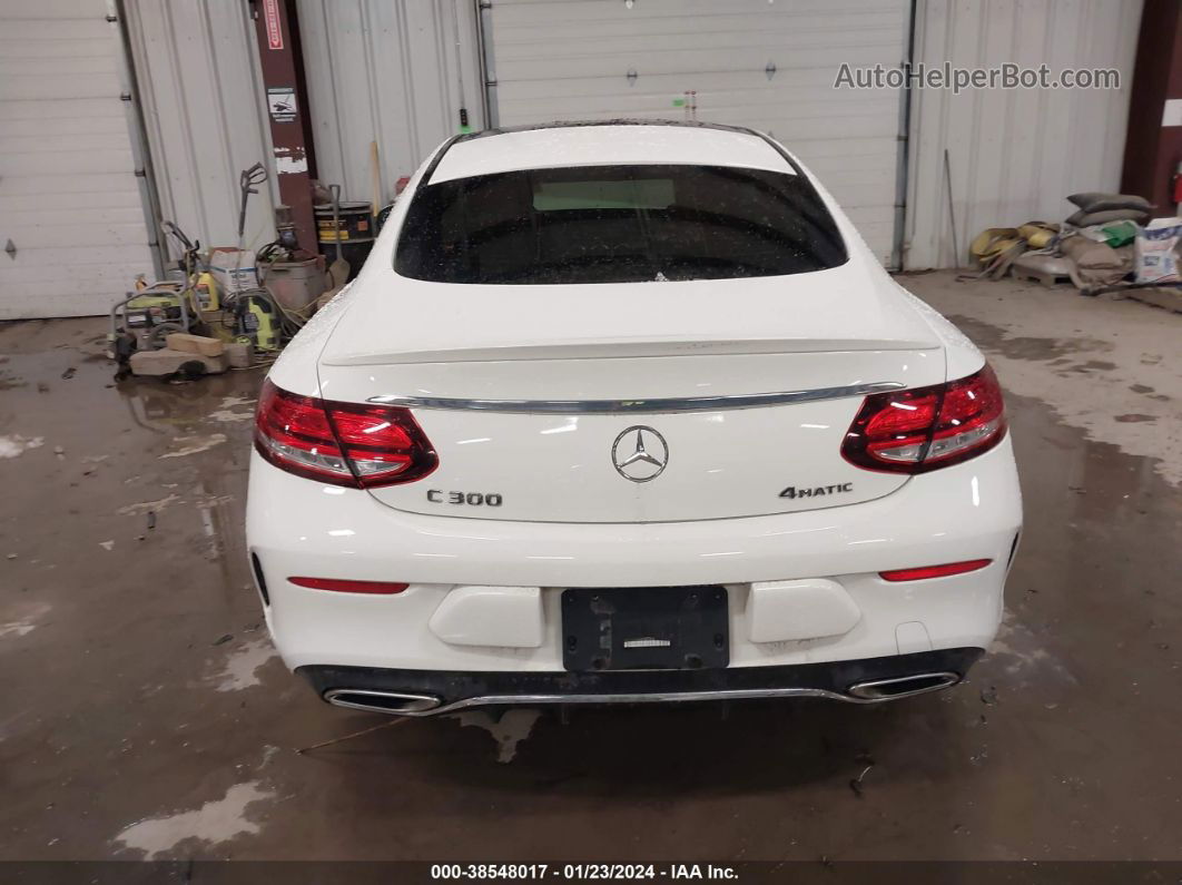 2019 Mercedes-benz C 300 4matic White vin: WDDWJ8EB9KF831308