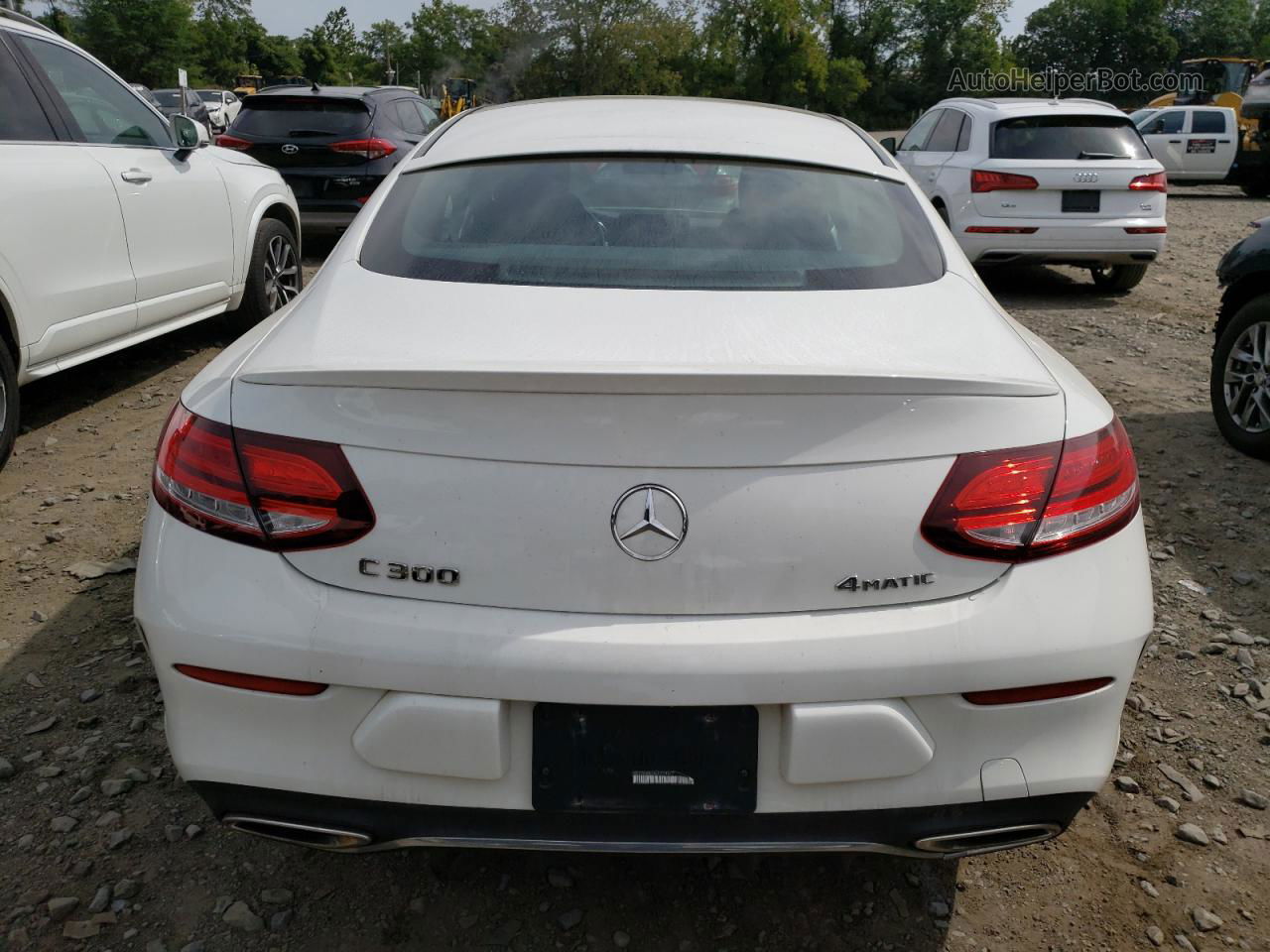 2019 Mercedes-benz C 300 4matic White vin: WDDWJ8EBXKF773547