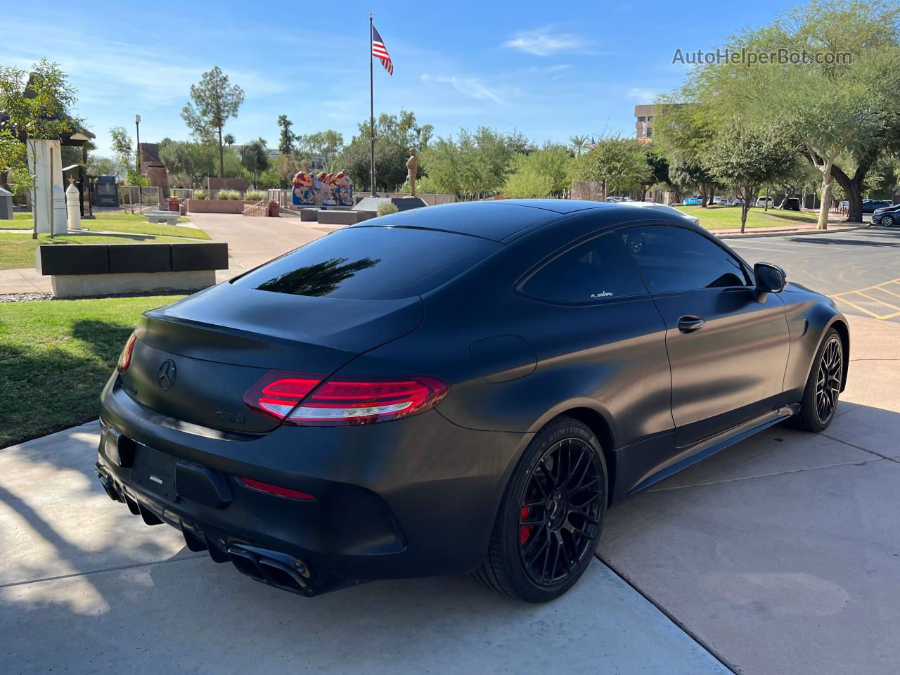 2019 Mercedes-benz C 63 Amg White vin: WDDWJ8GB3KF830491