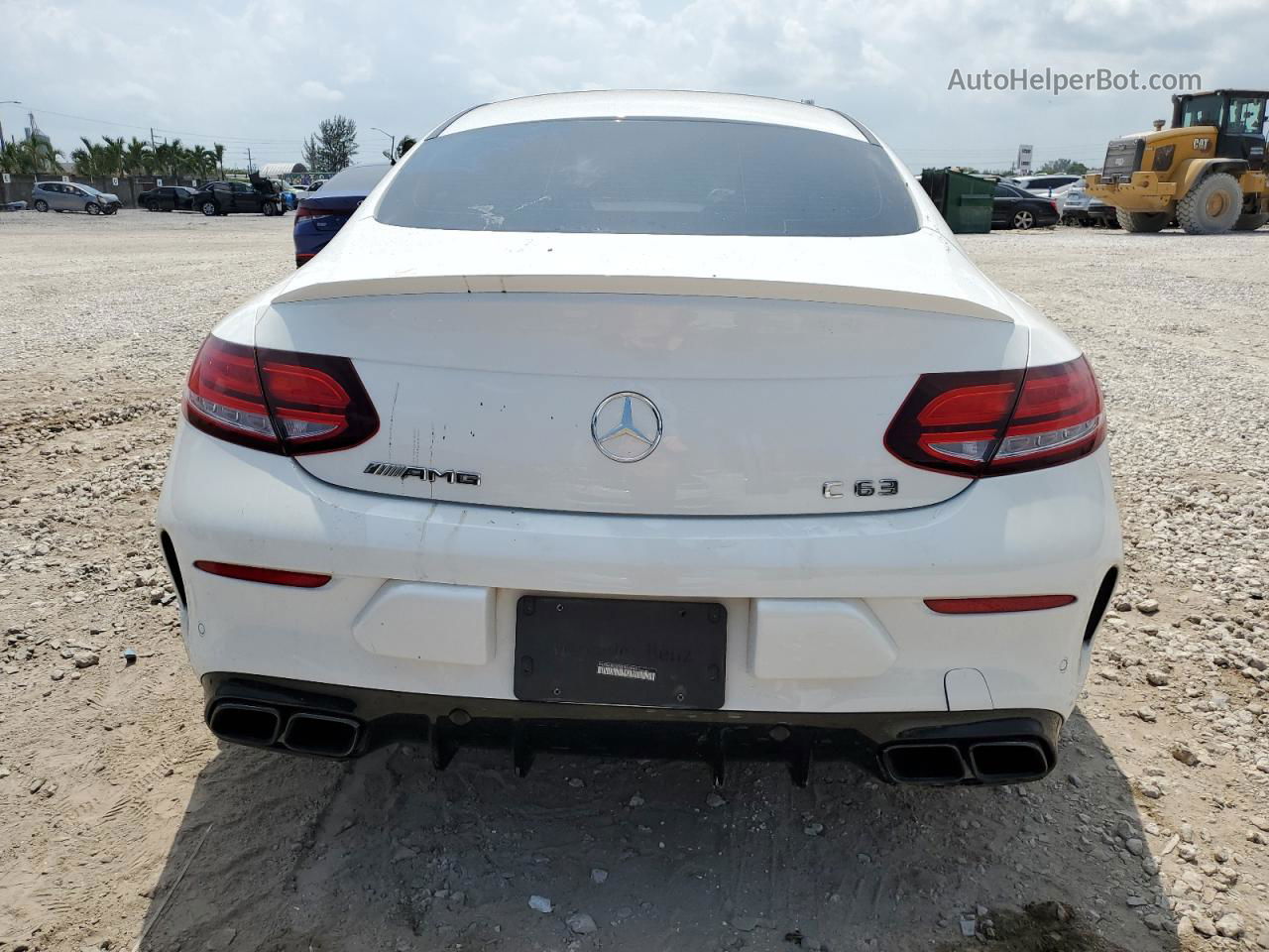 2019 Mercedes-benz C 63 Amg White vin: WDDWJ8GB5KF855845