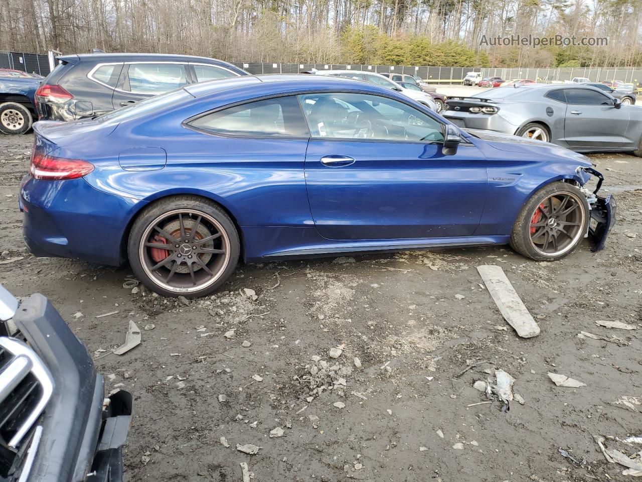 2019 Mercedes-benz C 63 Amg-s Blue vin: WDDWJ8HB3KF931738