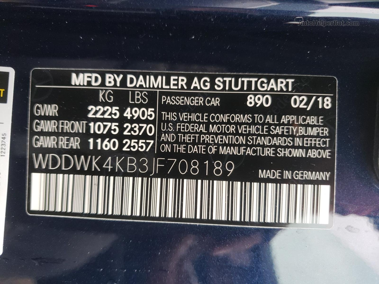 2018 Mercedes-benz C 300 4matic Blue vin: WDDWK4KB3JF708189
