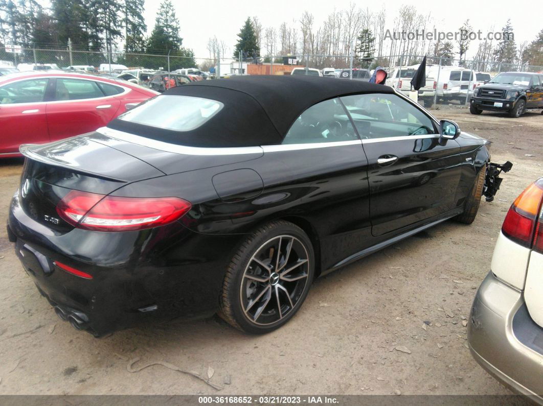 2019 Mercedes-benz C-class Amg C 43 Black vin: WDDWK6EB5KF898425