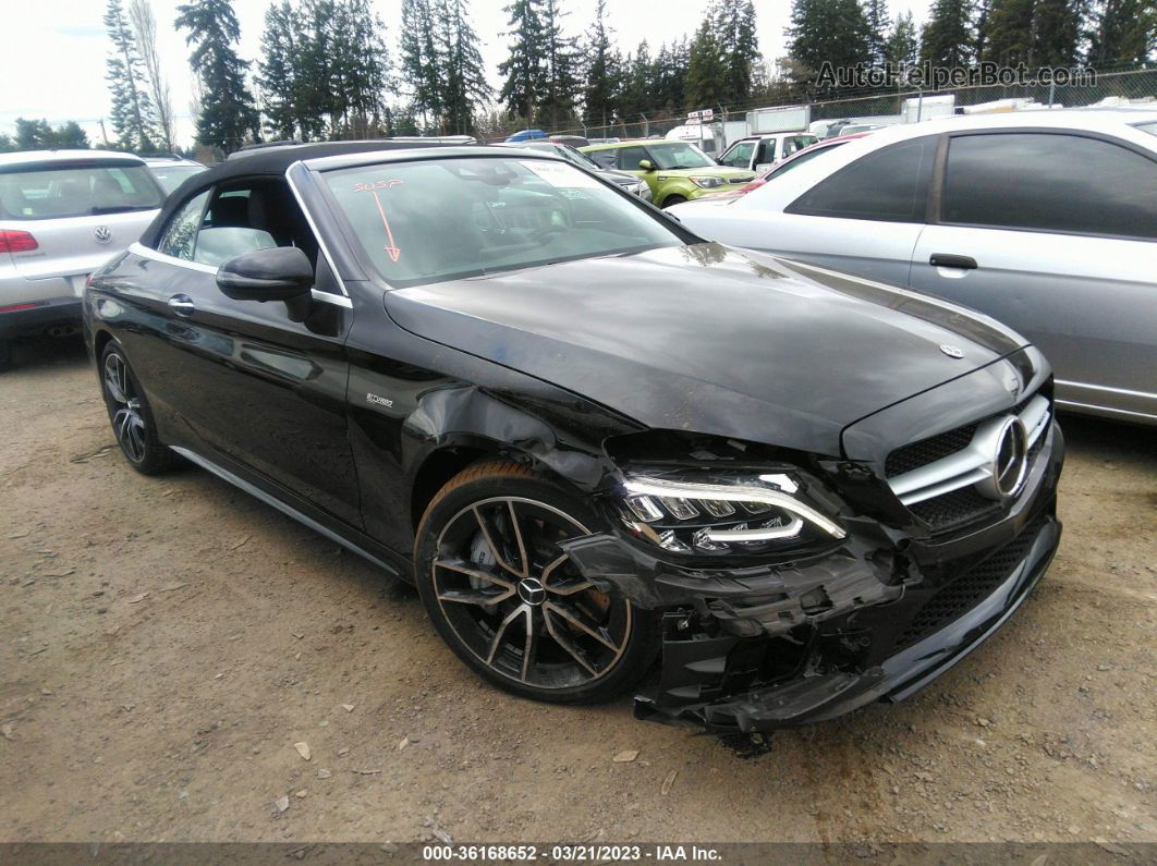 2019 Mercedes-benz C-class Amg C 43 Black vin: WDDWK6EB5KF898425