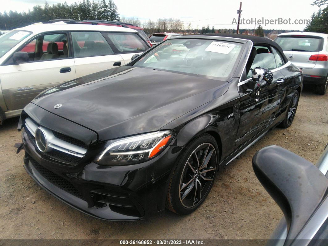 2019 Mercedes-benz C-class Amg C 43 Black vin: WDDWK6EB5KF898425