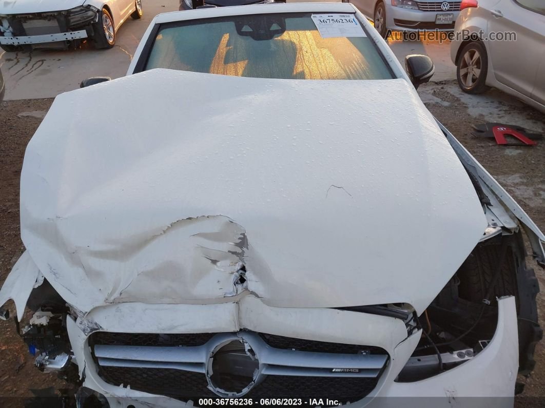 2019 Mercedes-benz C-class Amg C 43 White vin: WDDWK6EBXKF842688