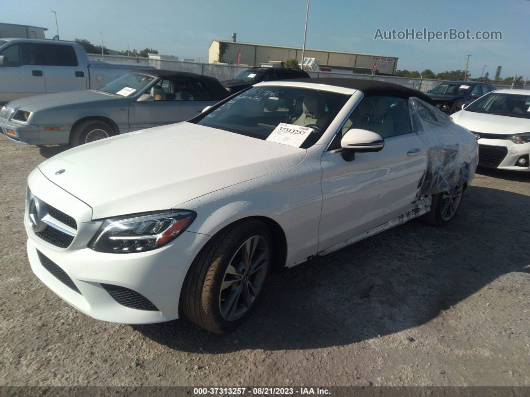 2019 Mercedes-benz C-class C 300 White vin: WDDWK8DB6KF829594