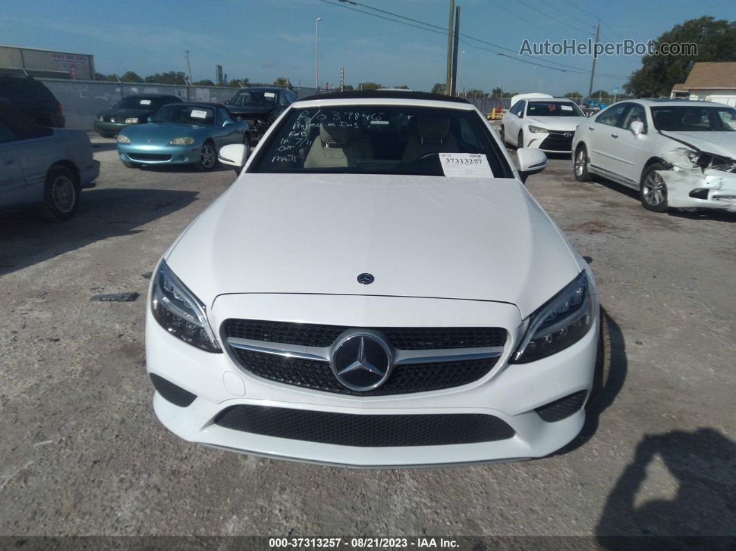 2019 Mercedes-benz C-class C 300 White vin: WDDWK8DB6KF829594