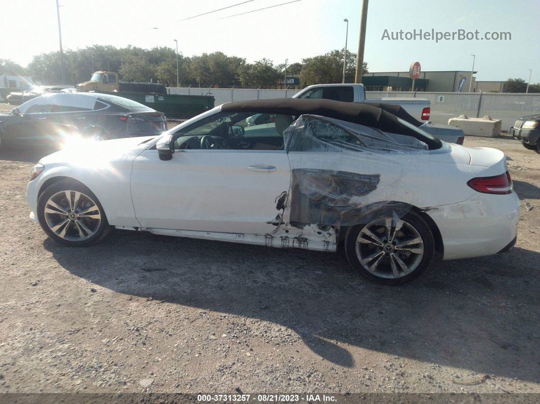 2019 Mercedes-benz C-class C 300 White vin: WDDWK8DB6KF829594