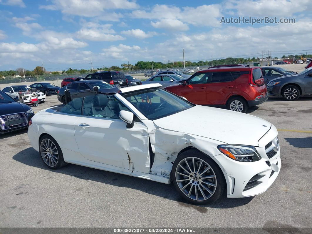 2019 Mercedes-benz C 300   White vin: WDDWK8DB8KF889778