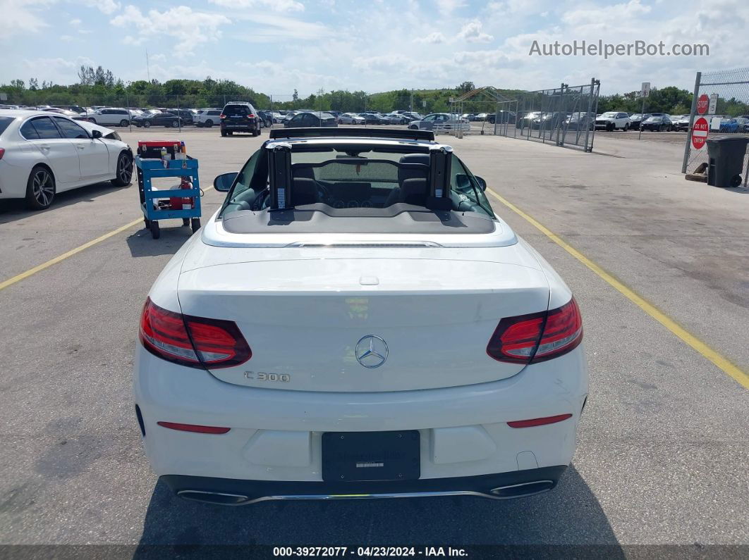 2019 Mercedes-benz C 300   White vin: WDDWK8DB8KF889778