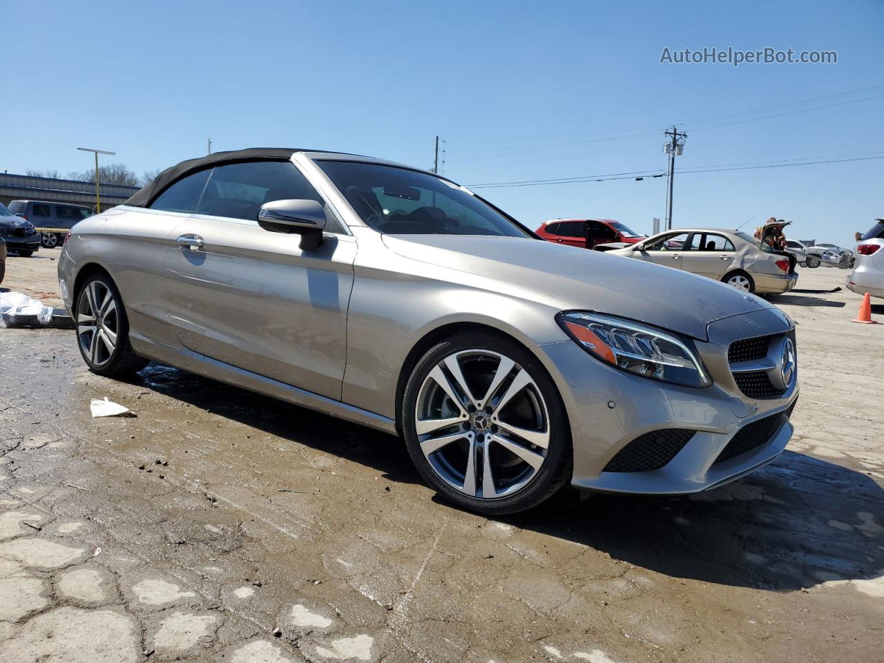 2019 Mercedes-benz C 300 Silver vin: WDDWK8DB8KF916249