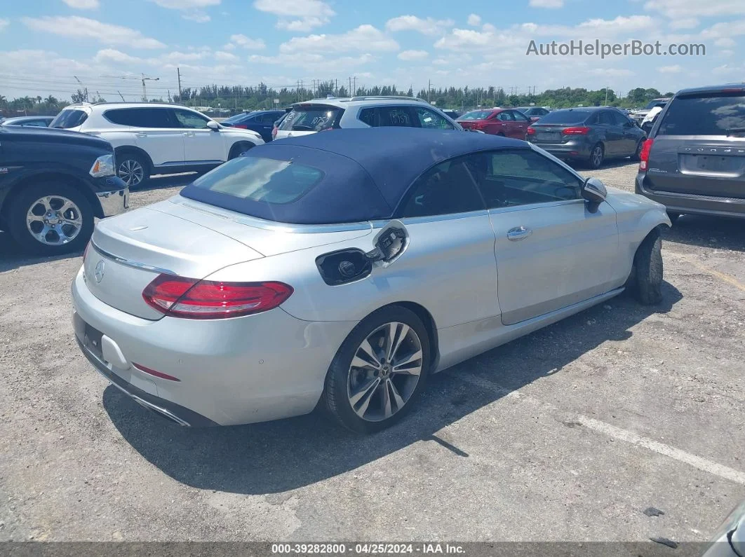 2019 Mercedes-benz C 300   Silver vin: WDDWK8DBXKF779038