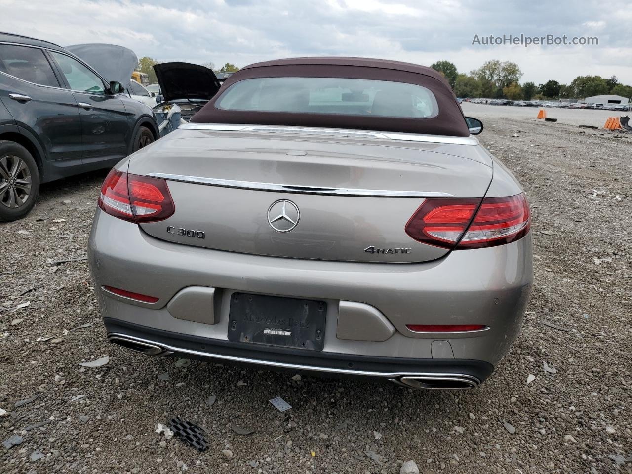 2019 Mercedes-benz C 300 4matic Beige vin: WDDWK8EB3KF851387