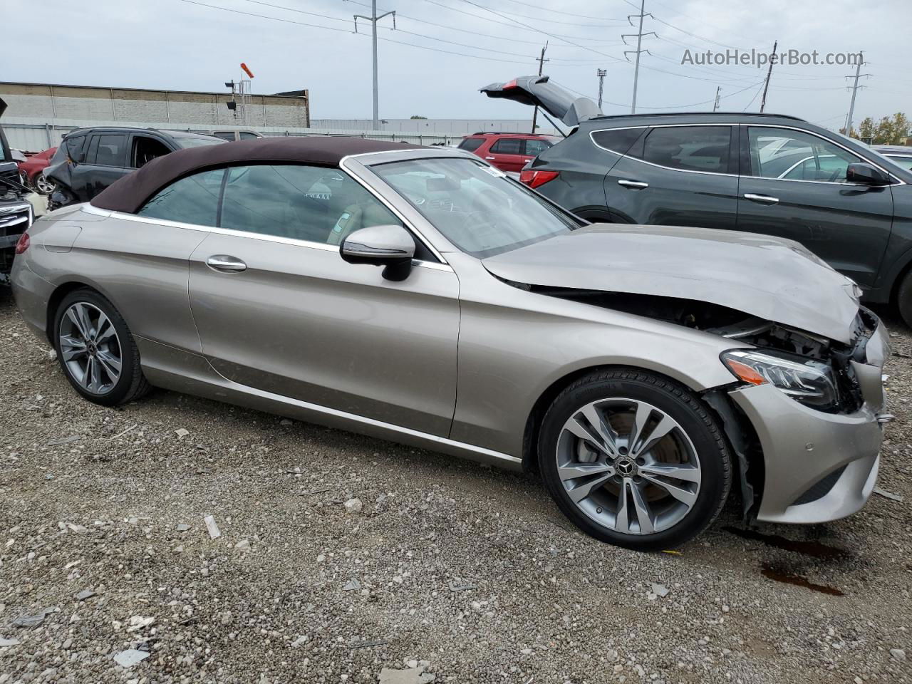 2019 Mercedes-benz C 300 4matic Beige vin: WDDWK8EB3KF851387