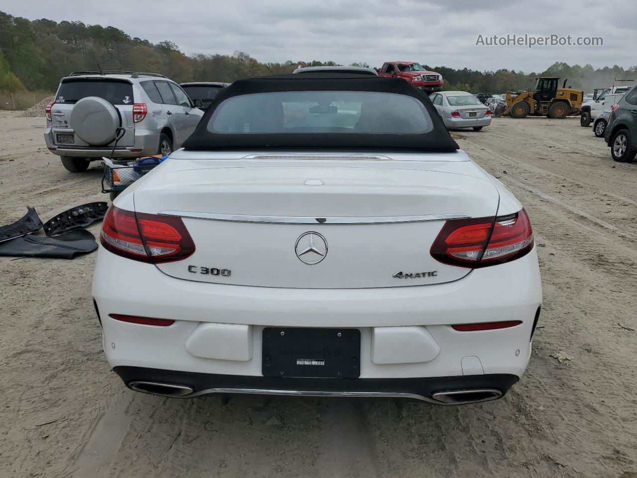 2019 Mercedes-benz C 300 4matic White vin: WDDWK8EB4KF837823