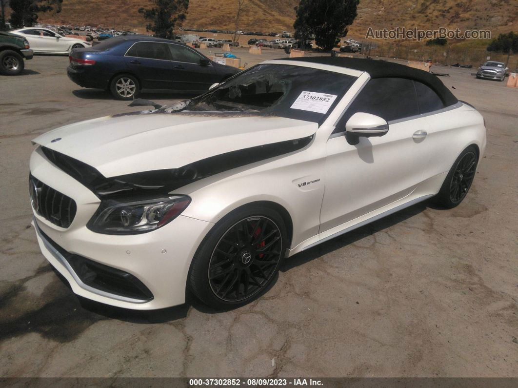 2019 Mercedes-benz C-class Amg C 63 S White vin: WDDWK8HB3KF926424