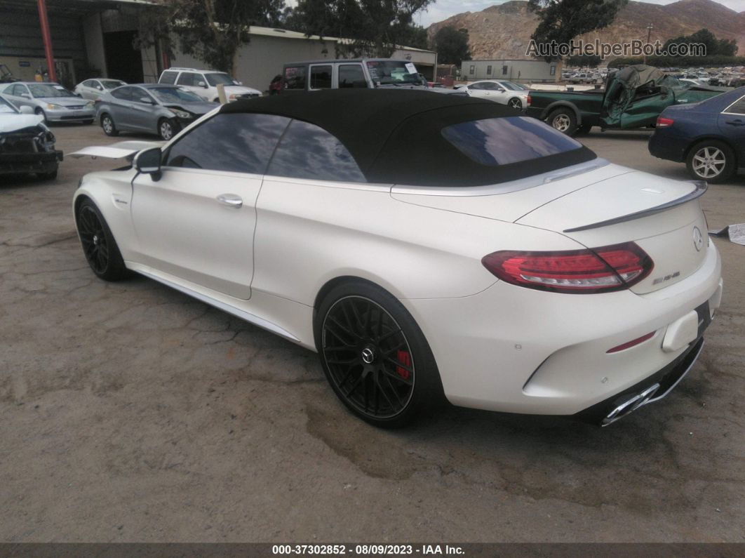 2019 Mercedes-benz C-class Amg C 63 S White vin: WDDWK8HB3KF926424