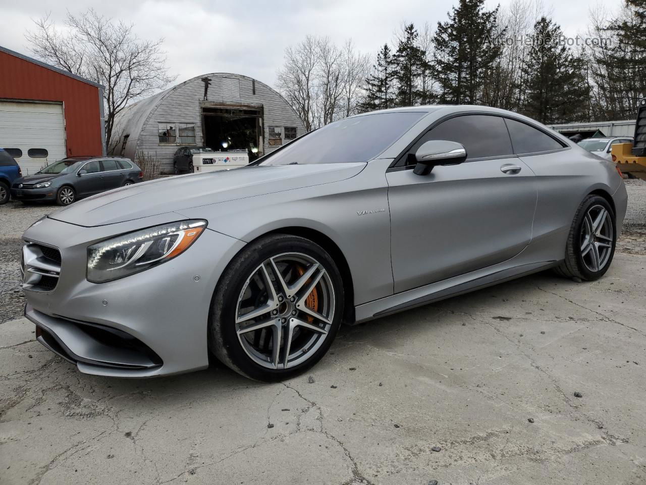 2015 Mercedes-benz S 63 Amg Серебряный vin: WDDXJ7JB0FA001775