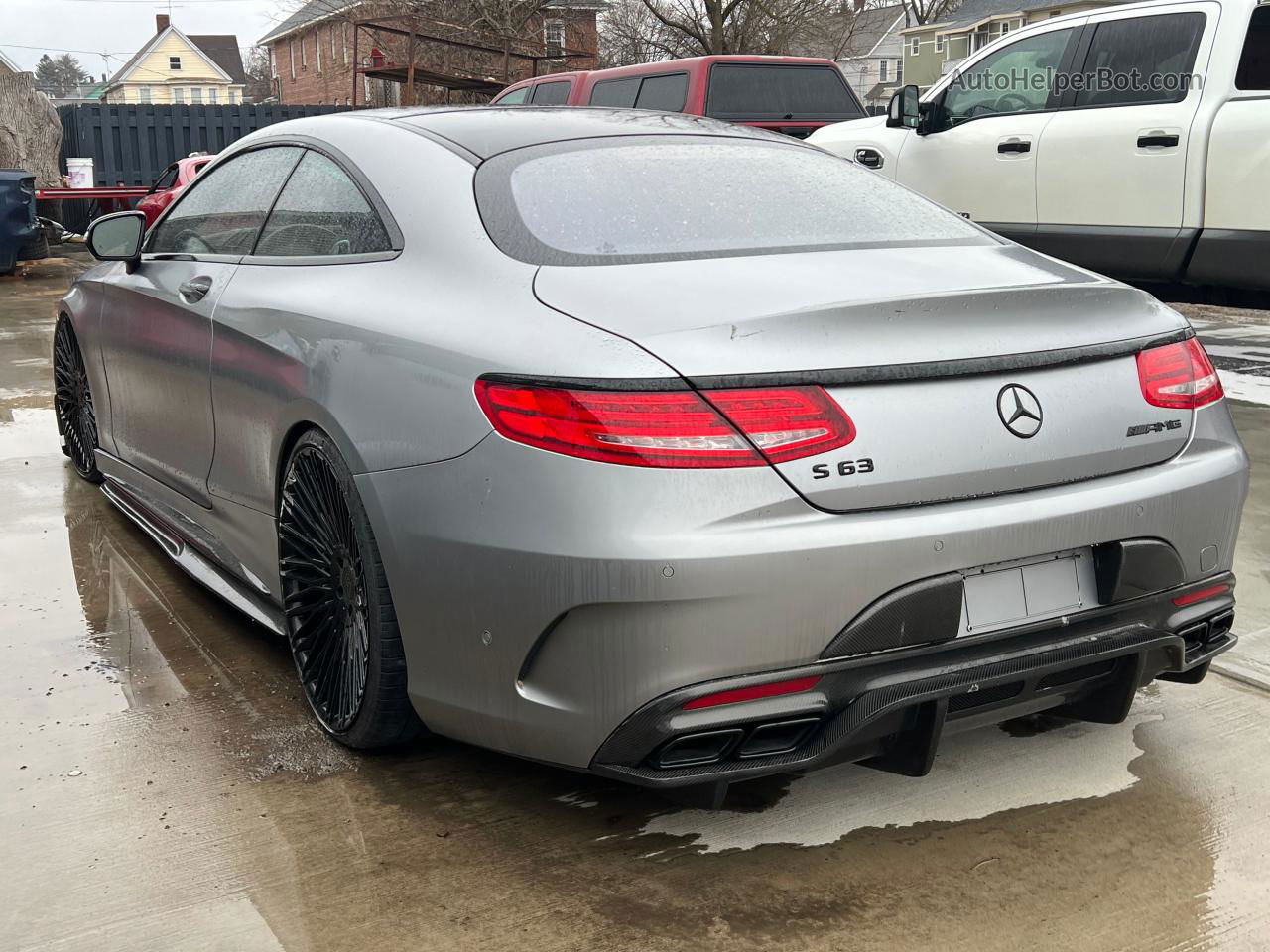 2015 Mercedes-benz S 63 Amg Silver vin: WDDXJ7JB3FA001561