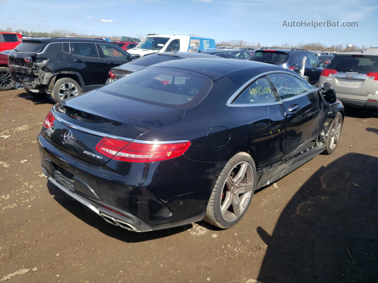 2015 Mercedes-benz S 63 Amg Черный vin: WDDXJ7JB6FA008665