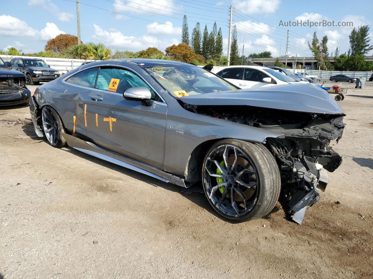 2015 Mercedes-benz S 63 Amg Gray vin: WDDXJ7JB7FA002728