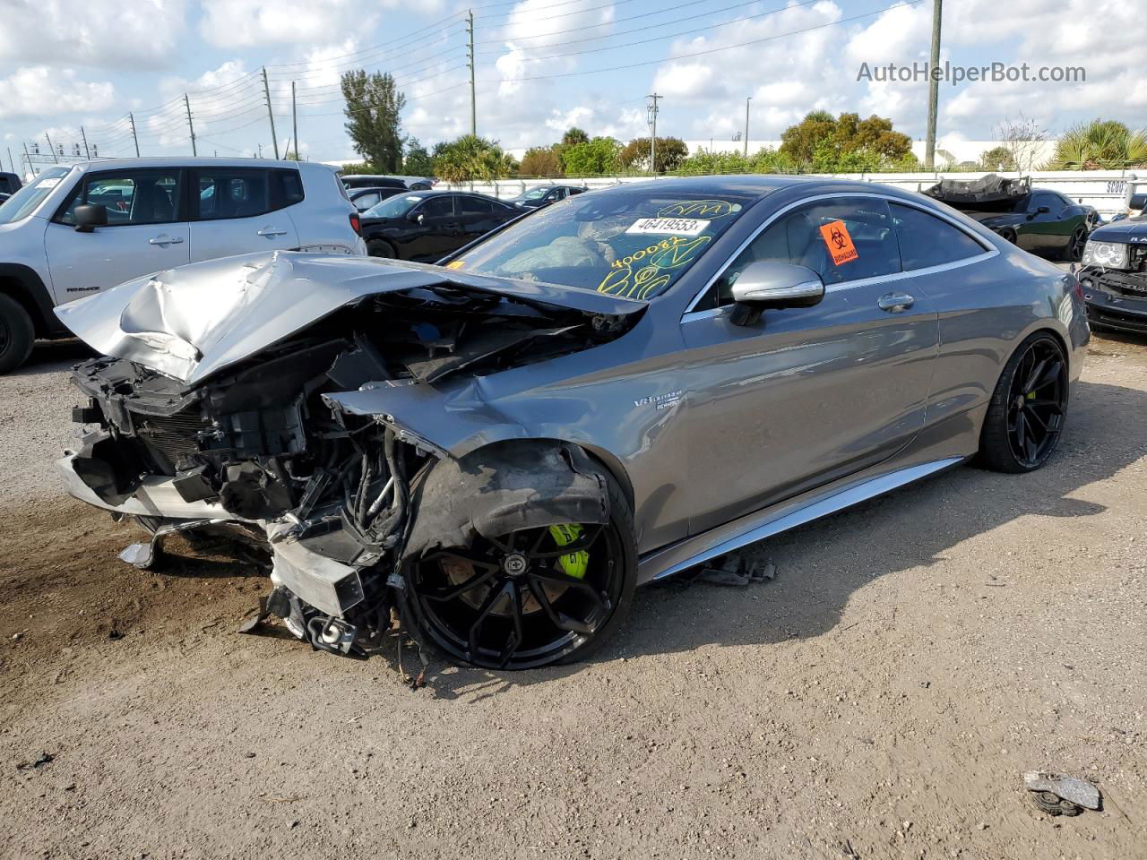 2015 Mercedes-benz S 63 Amg Gray vin: WDDXJ7JB7FA002728