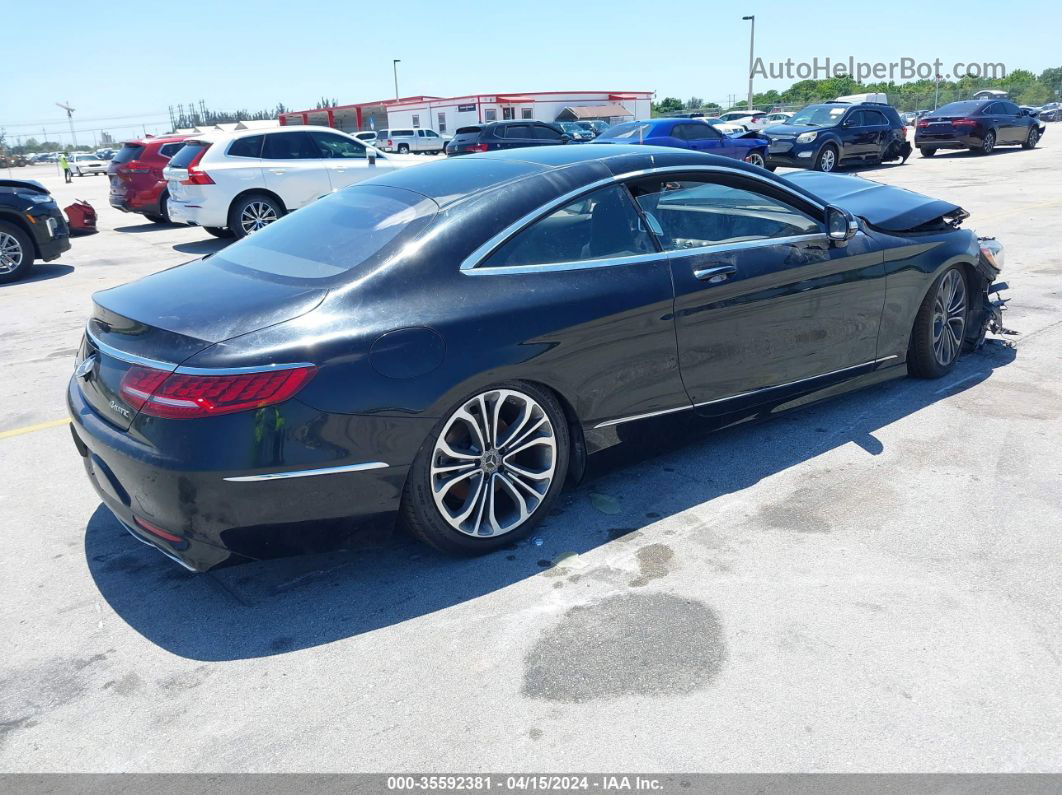 2019 Mercedes-benz S 560 4matic Черный vin: WDDXJ8GB3KA035670