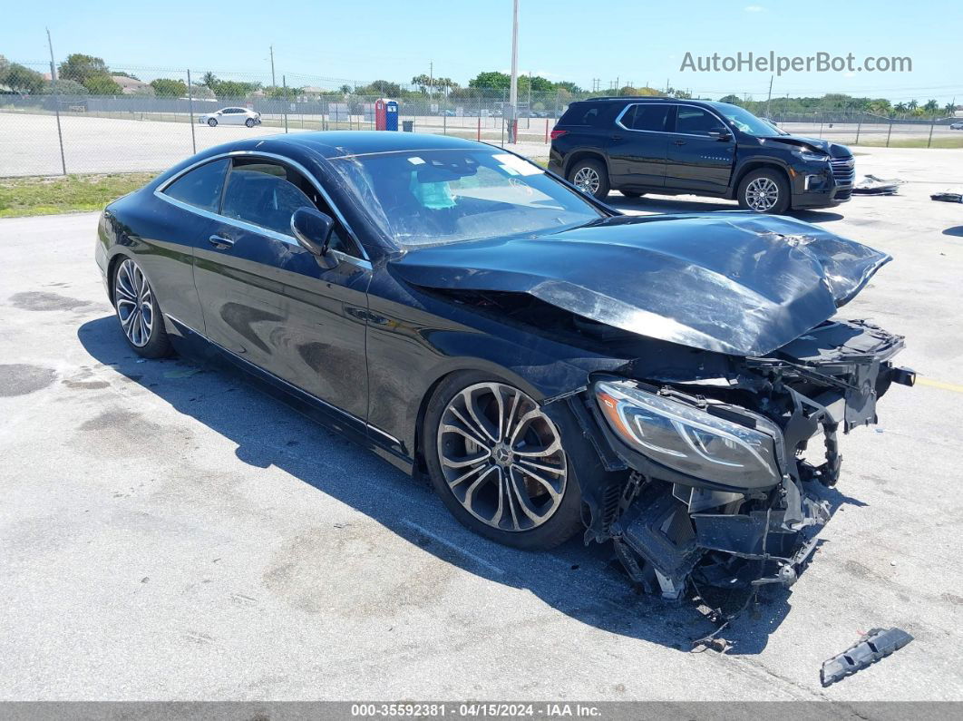 2019 Mercedes-benz S 560 4matic Черный vin: WDDXJ8GB3KA035670