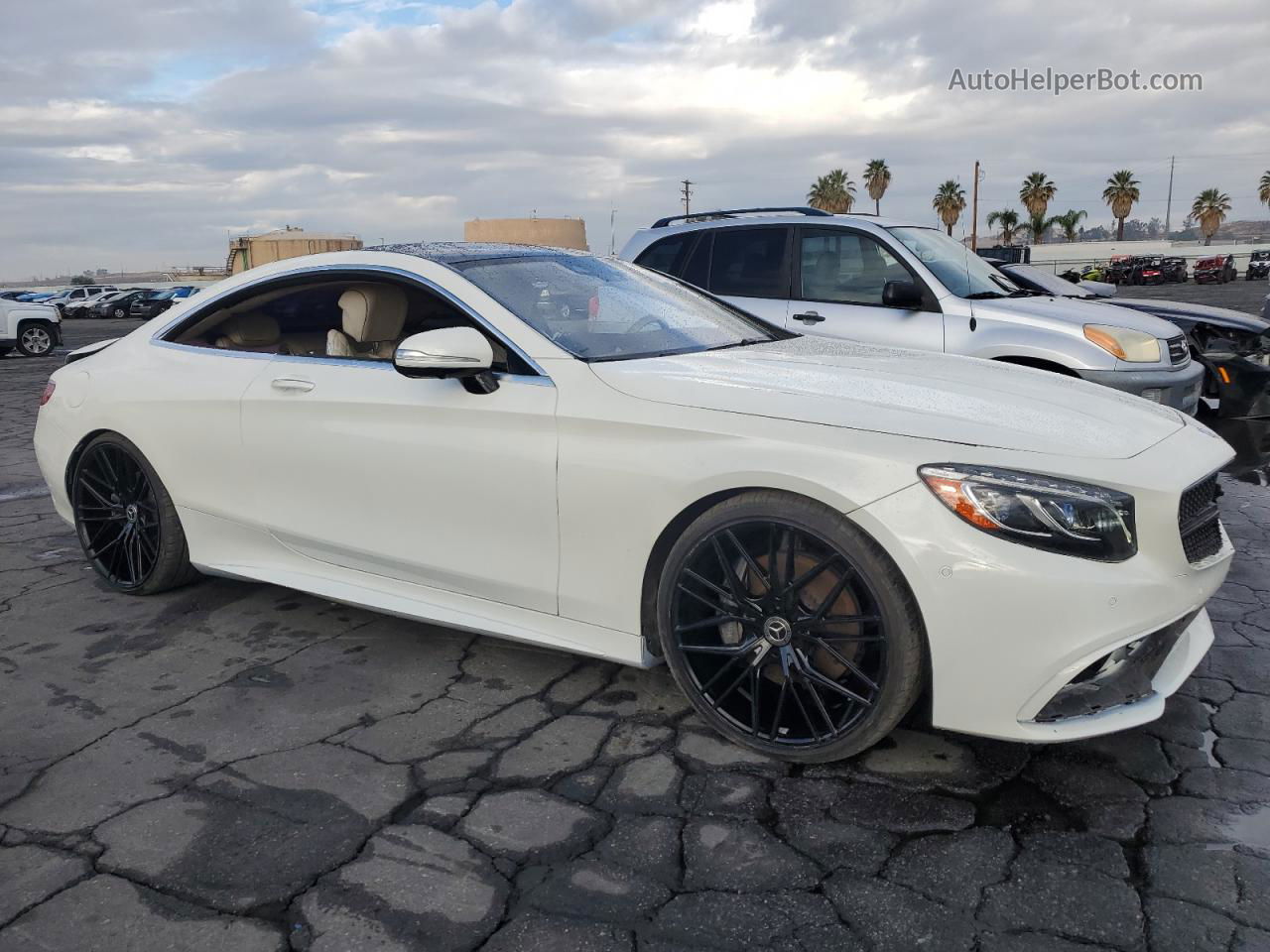 2019 Mercedes-benz S 560 4matic White vin: WDDXJ8GB4KA036293