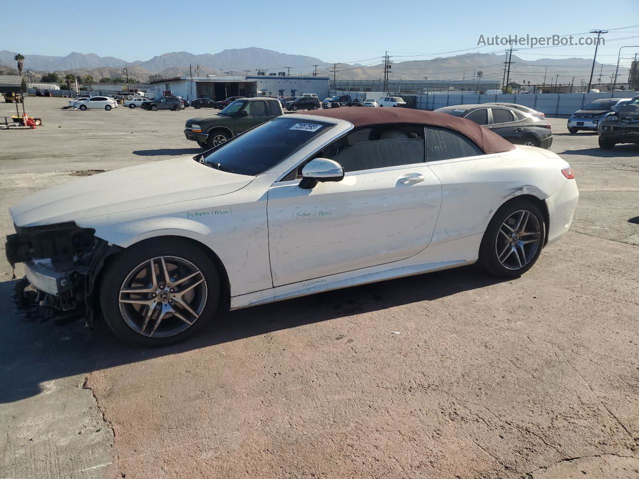 2019 Mercedes-benz S 560 White vin: WDDXK8DB3KA036268