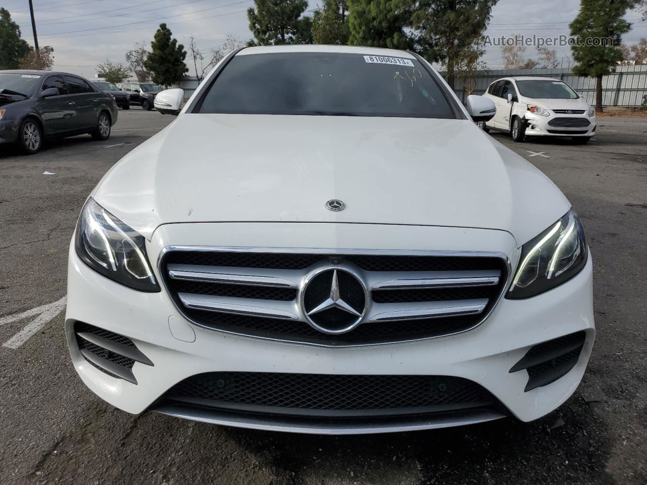 2019 Mercedes-benz E 300 White vin: WDDZF4JB0KA504886