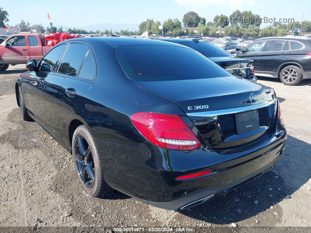 2019 Mercedes-benz E 300   Black vin: WDDZF4JB0KA551612