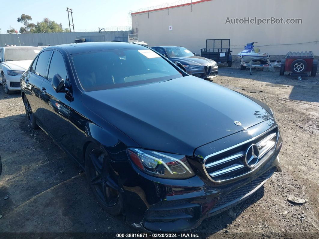 2019 Mercedes-benz E 300   Black vin: WDDZF4JB0KA551612