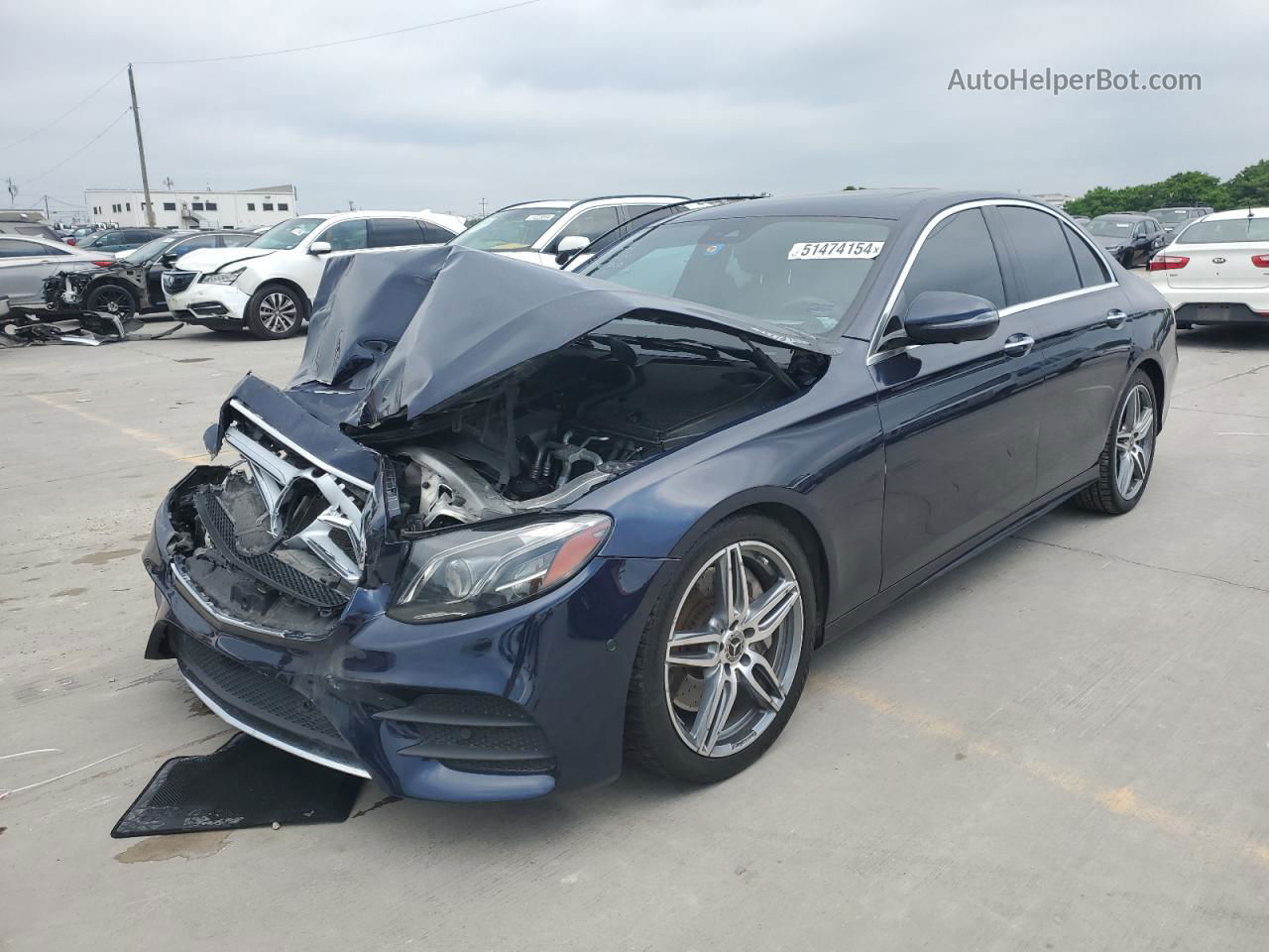 2019 Mercedes-benz E 300 Blue vin: WDDZF4JB0KA609878