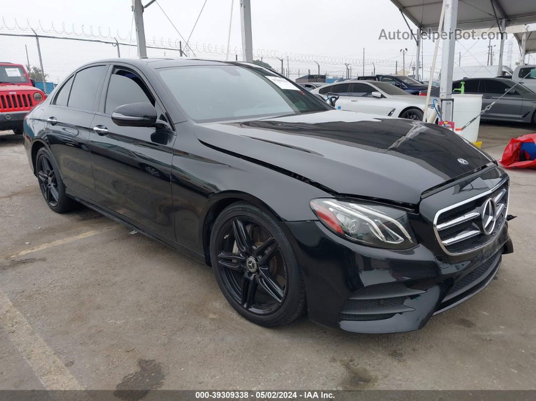 2019 Mercedes-benz E 300   Black vin: WDDZF4JB0KA626373