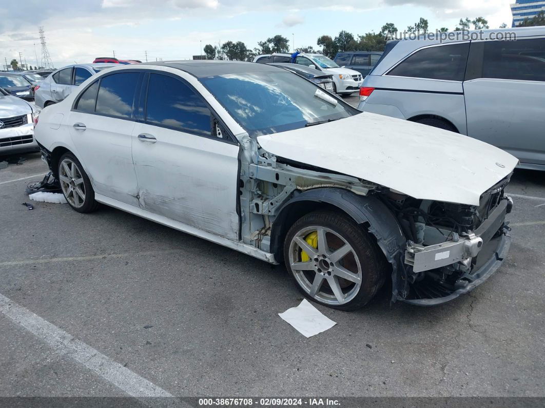 2019 Mercedes-benz E 300   White vin: WDDZF4JB1KA564353