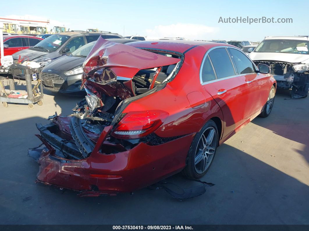 2019 Mercedes-benz E 300 E 300 Red vin: WDDZF4JB1KA623143